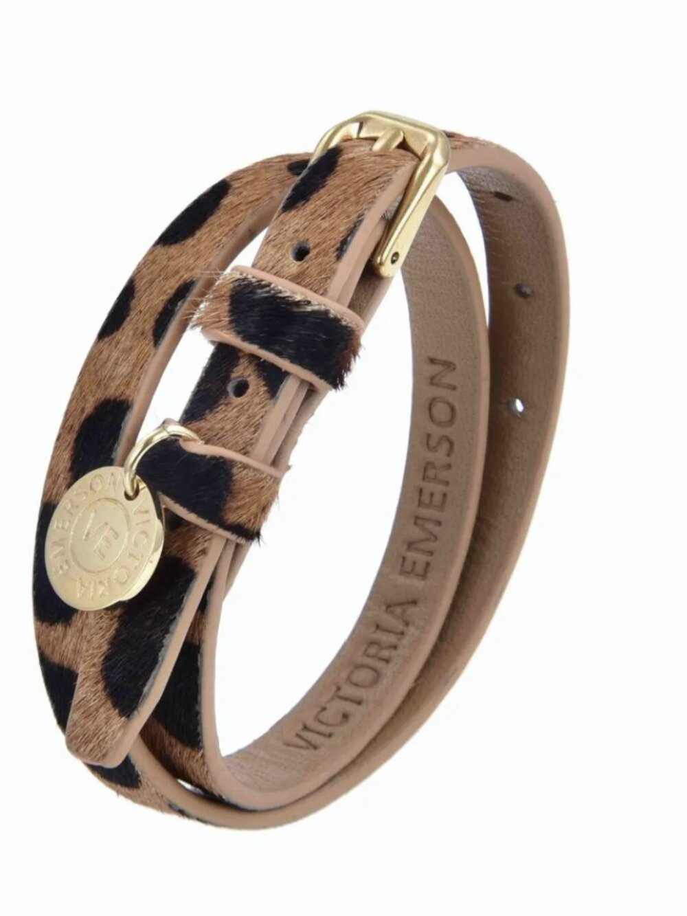 Victoria Emerson Leopard Print Wrap Bracelet